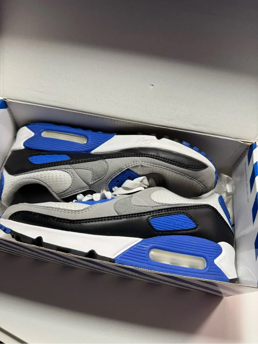 Nike Air Max Trainer - White/Gray/Blue